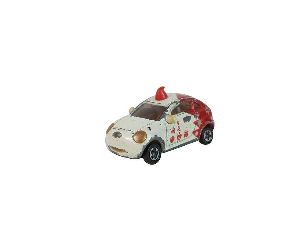 2008 TOMY/TOMICA DISNEY Corot Winnie the Pooh special car Christmas Red (Car Model, Metal)