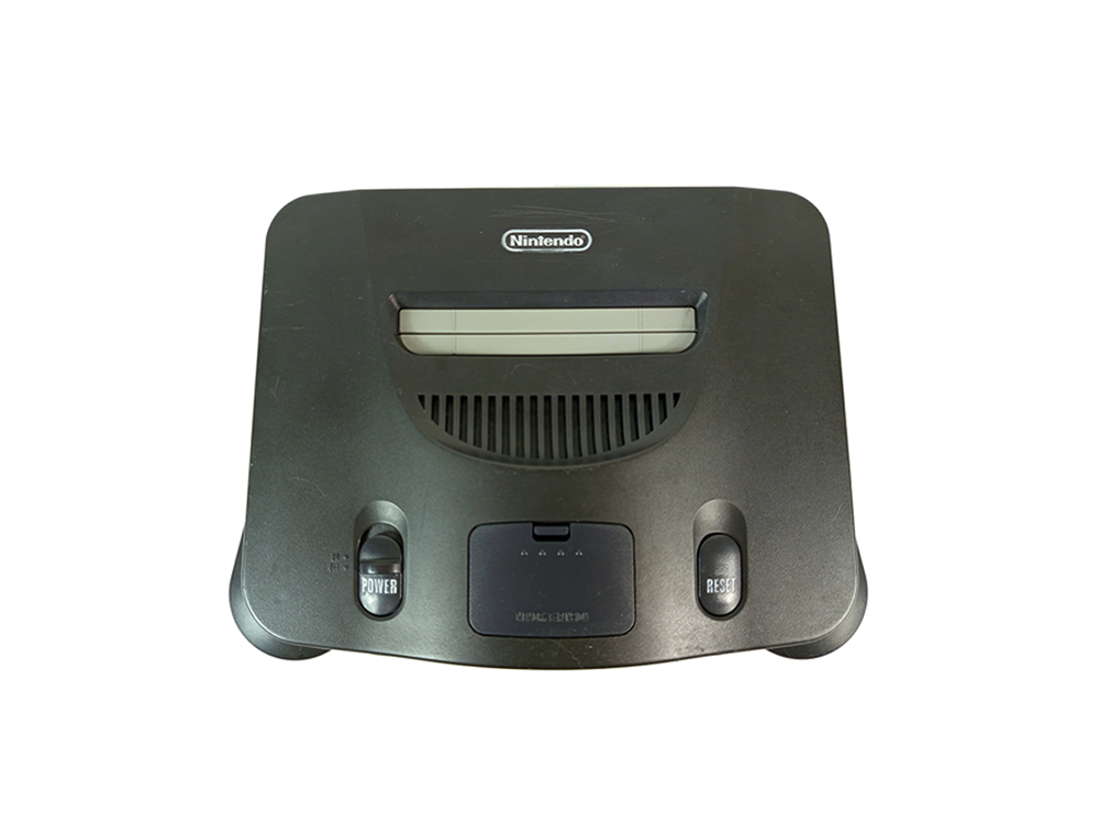 1996 Nintendo N64 System NUS-001 (BLACK, 110V JPN VER)