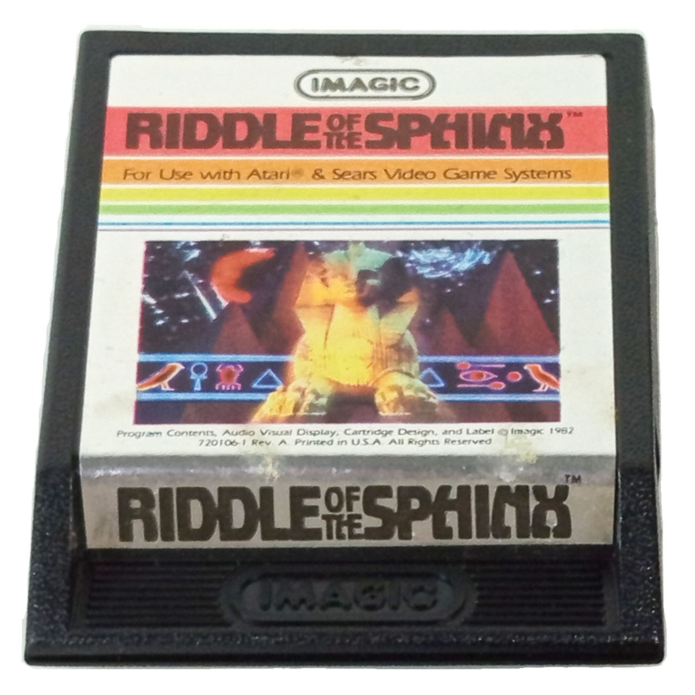 ATARI CX-2600 RIDDLE OF THE SPHINX (NOT TESTED)