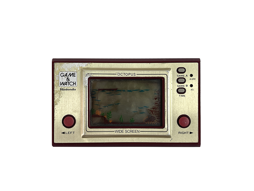 (FOR PARTS) 1981 Nintendo Game and Watch OCTOPUS OC-22