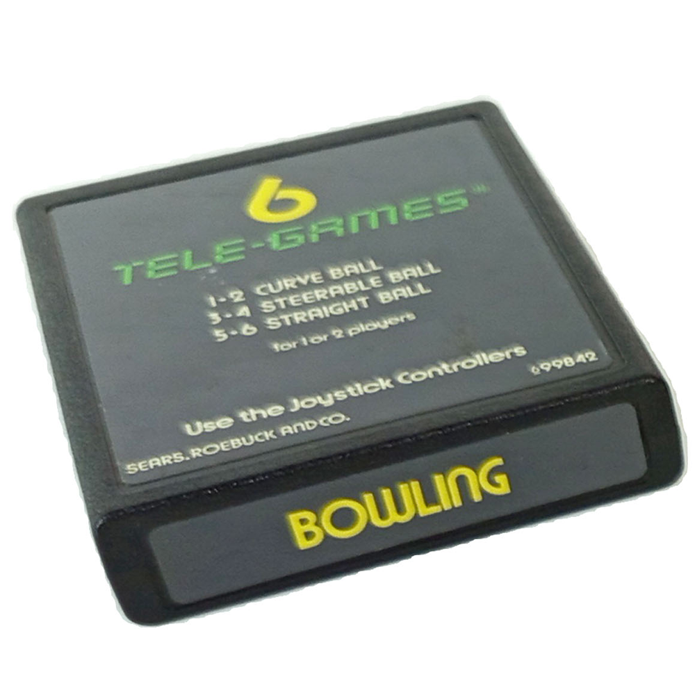 ATARI CX-2600 SEARS REOEBUCK 6 TELE-GAMES BOWLING (NOT TESTED)