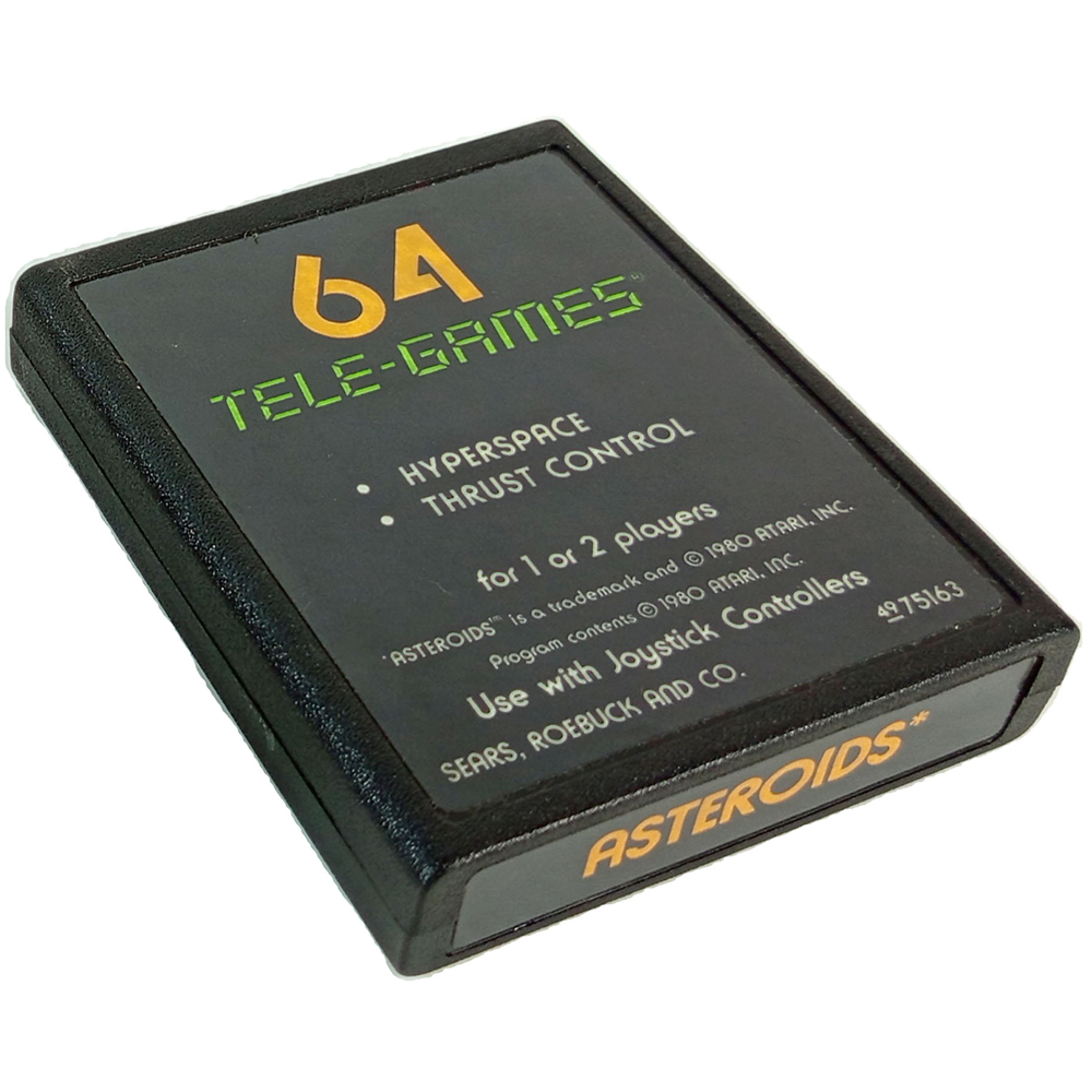 ATARI CX-2600 SEARS REOEBUCK 64 TELE-GAMES ASTEROIDS (NOT TESTED)