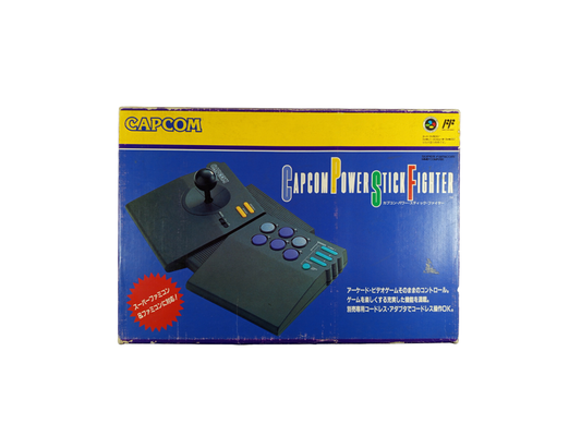 FC/SFC CACOM POWER STICK FIGHTER CPS FIGHTER-A CPS-A10CA w/ BOX & Stickers