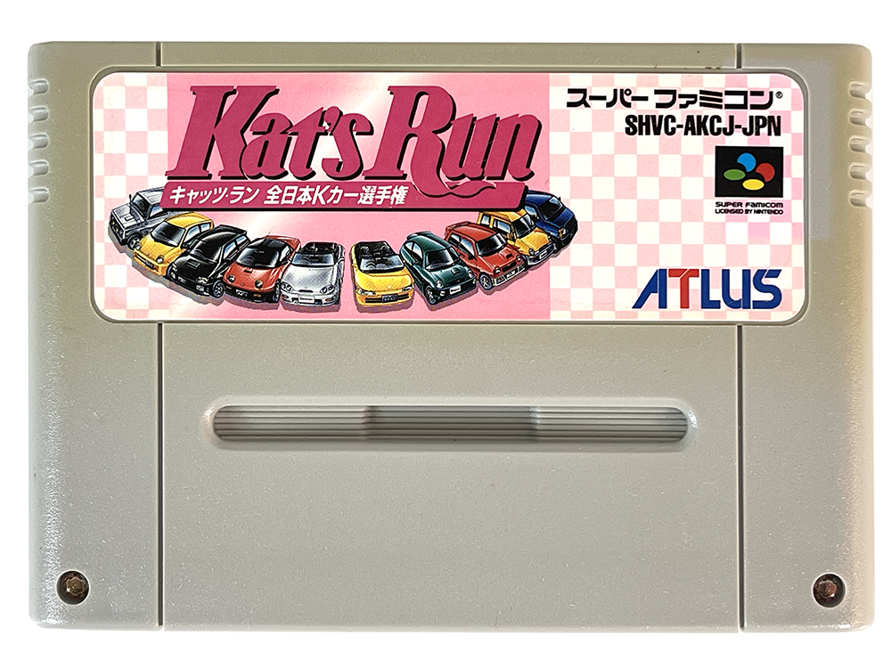 SFC Kat's Run: Zen Nihon K Car Senshuken (JPN Ver, Loose Cartridge)