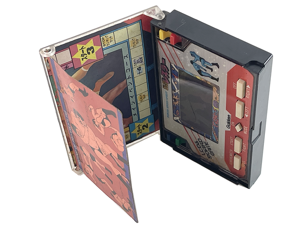 (FOR PARTS) Gakken POWER SPEED SPIRIT BIG WRESTLER LCD & GAME BOARDGAME