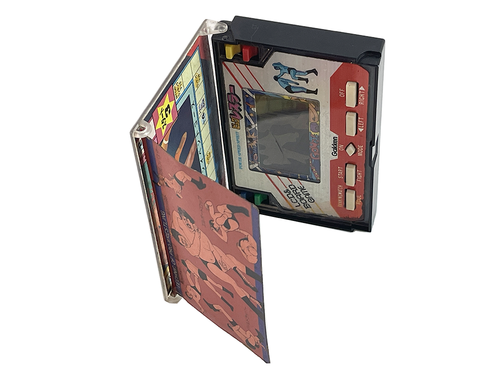 (FOR PARTS) Gakken POWER SPEED SPIRIT BIG WRESTLER LCD & GAME BOARDGAME
