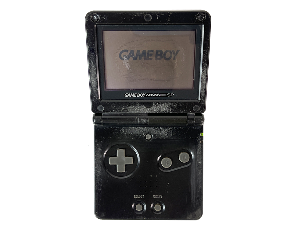 Nintendo Gameboy Advance SP AGS-001 Black (Worn out screen)