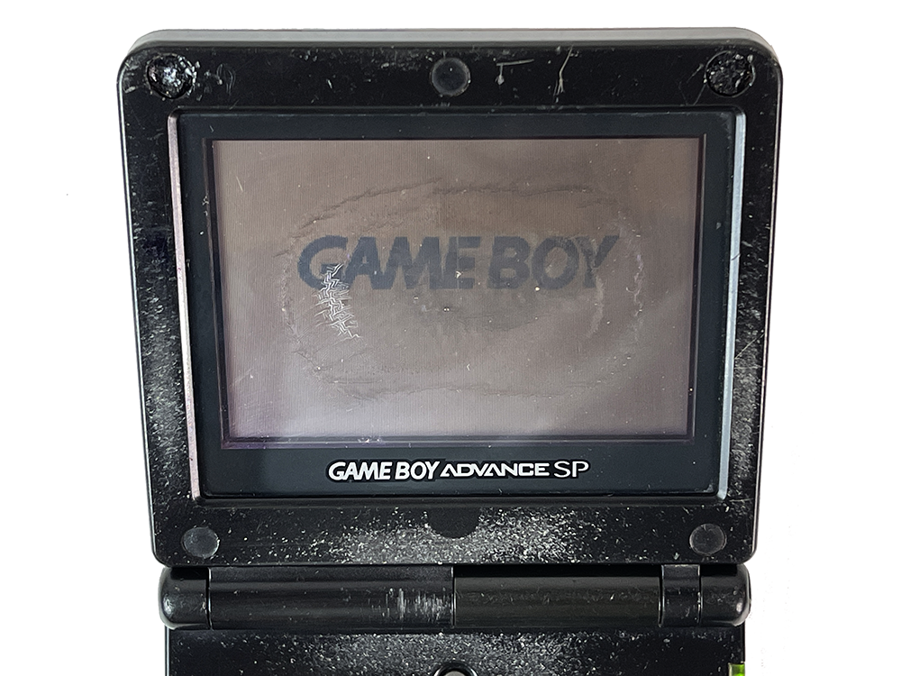 Nintendo Gameboy Advance SP AGS-001 Black (Worn out screen)
