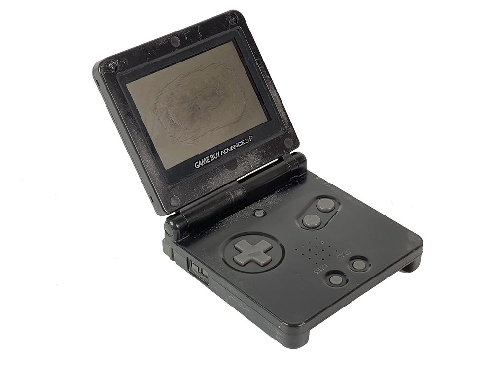 Nintendo Gameboy Advance SP AGS-001 Black (Worn out screen)