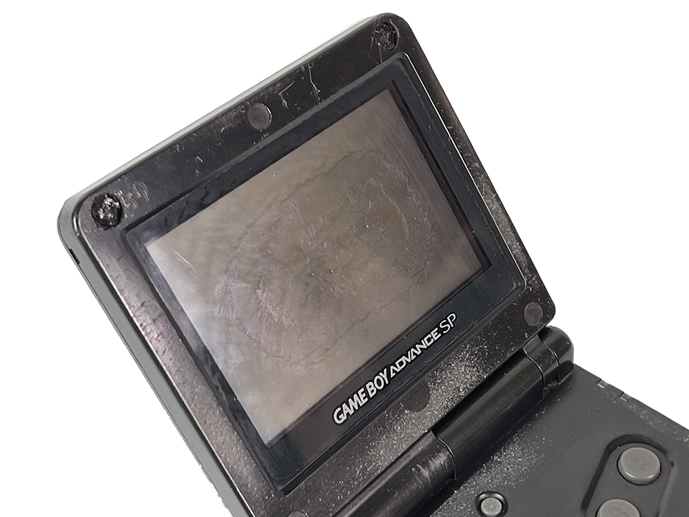 Nintendo Gameboy Advance SP AGS-001 Black (Worn out screen)