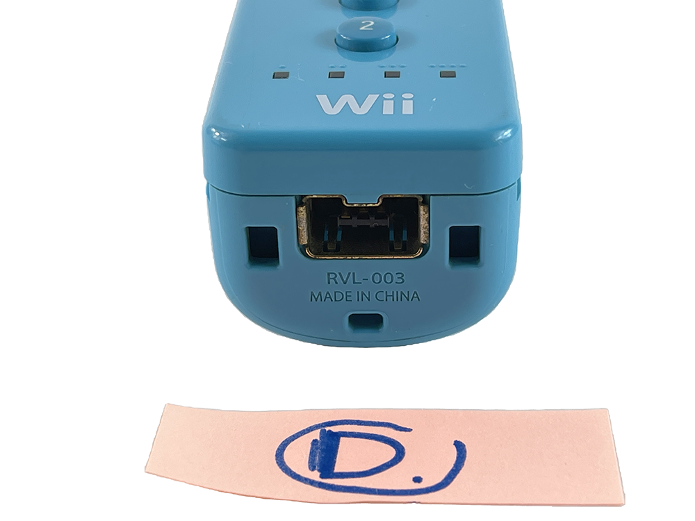 Nintendo Wii Controller + Wii MotionPlus Blue RVL-003 (JPN Ver)