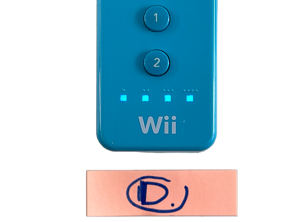 Nintendo Wii Controller + Wii MotionPlus Blue RVL-003 (JPN Ver)