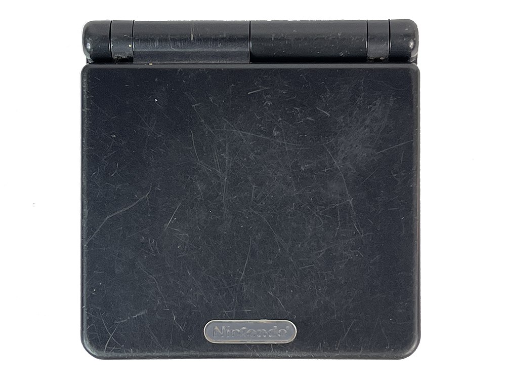 Nintendo Gameboy Advance SP AGS-001 Black XJH13781896 (Missing Battery cover)