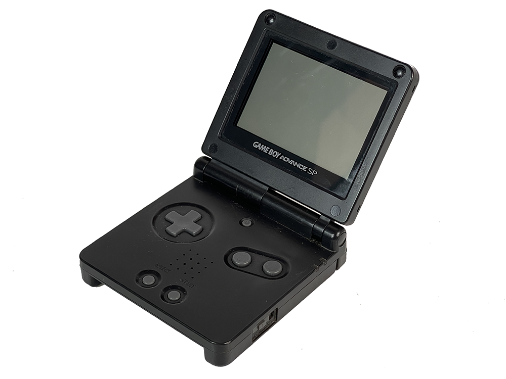 Nintendo Gameboy Advance SP AGS-001 Black XJH13781896 (Missing Battery cover)