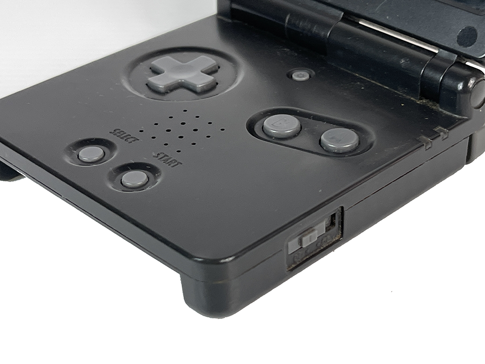 Nintendo Gameboy Advance SP AGS-001 Black XJH13781896 (Missing Battery cover)