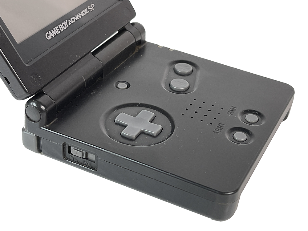 Nintendo Gameboy Advance SP AGS-001 Black XJH13781896 (Missing Battery cover)