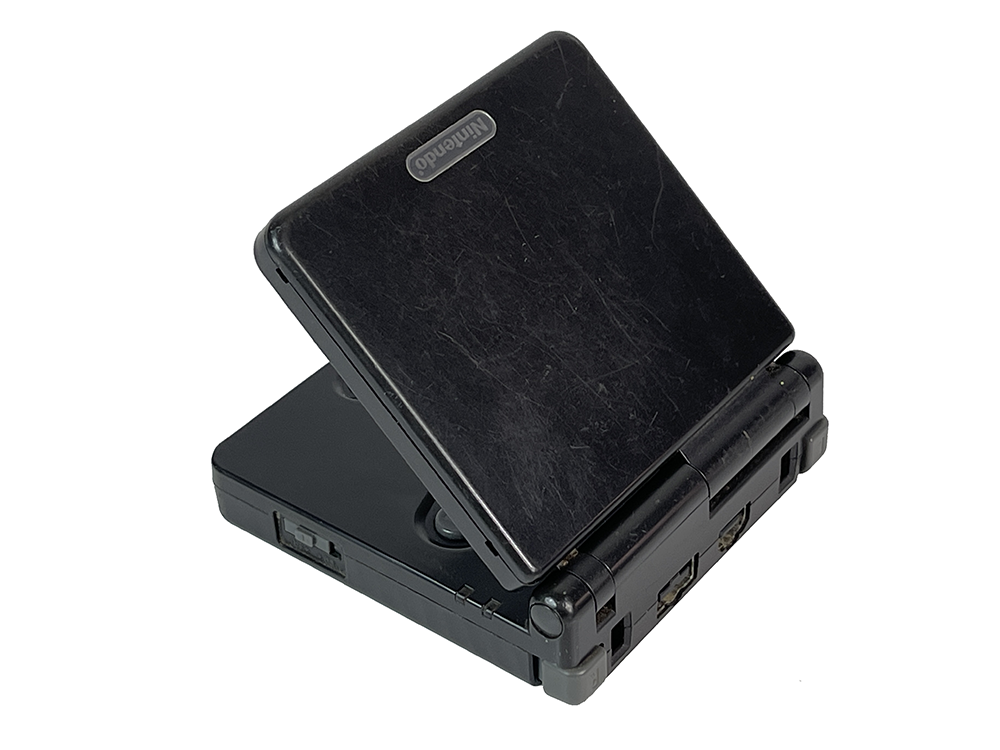 Nintendo Gameboy Advance SP AGS-001 Black XJH13781896 (Missing Battery cover)