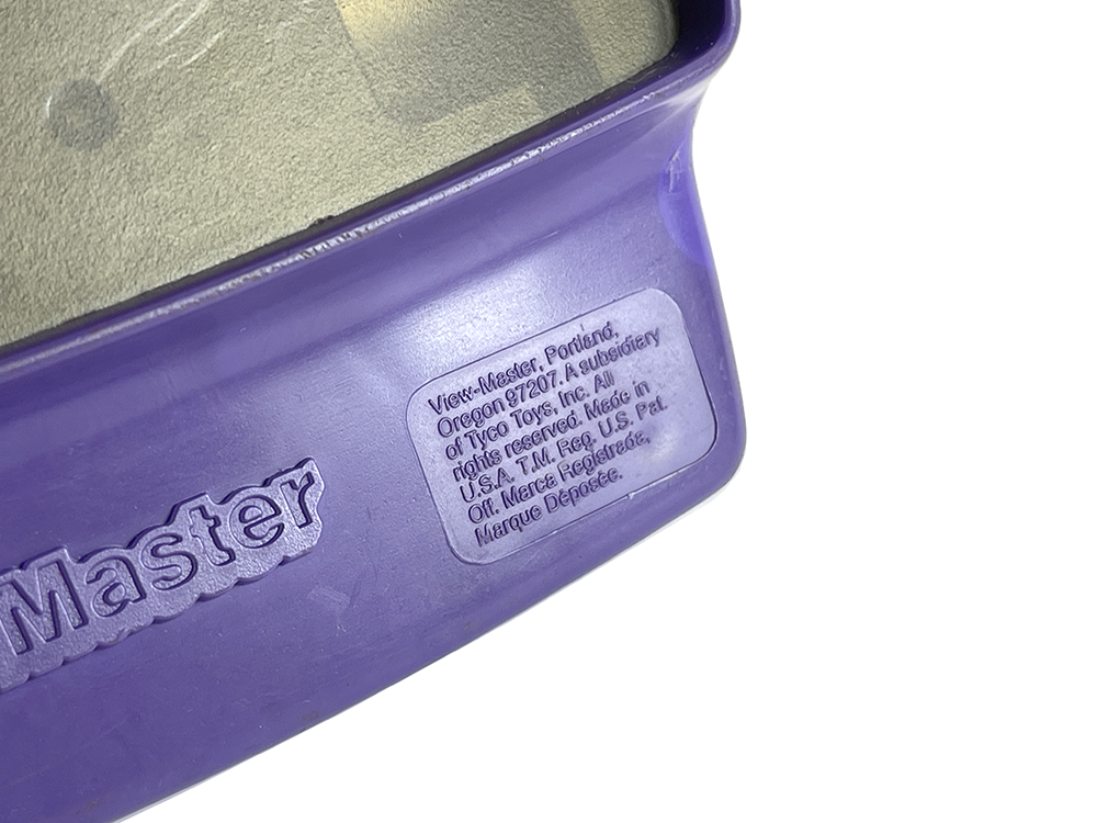 1980 TYCO VIEW MASTER 3D (Purple) w/ GASTON the Villain Reel