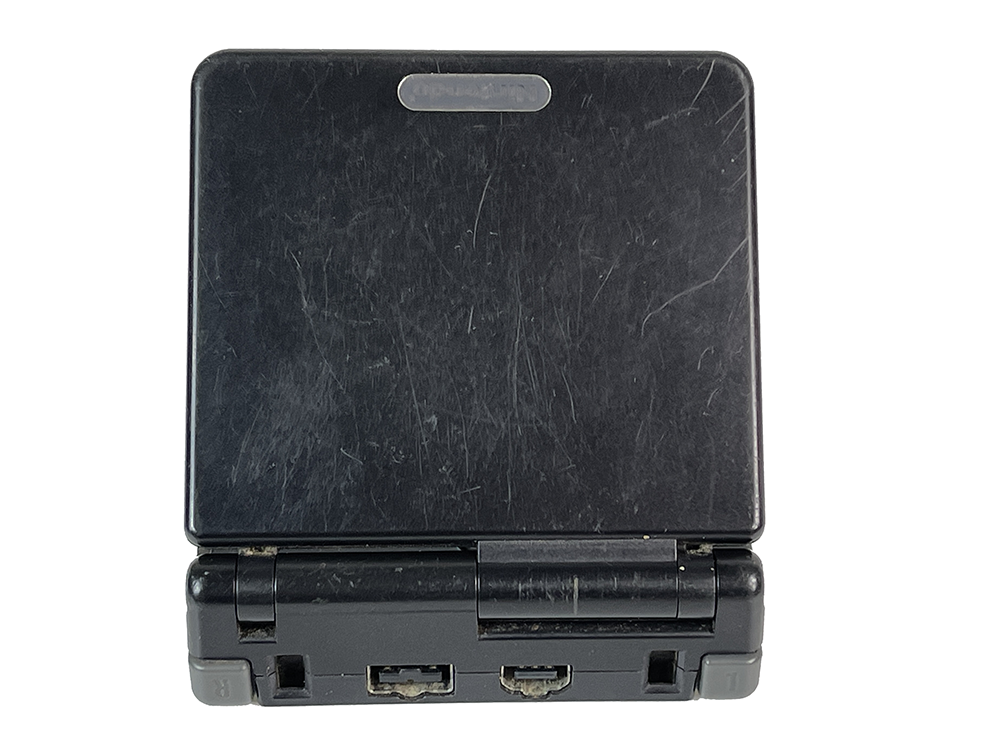 Nintendo Gameboy Advance SP AGS-001 Black XJH13781896 (Missing Battery cover)