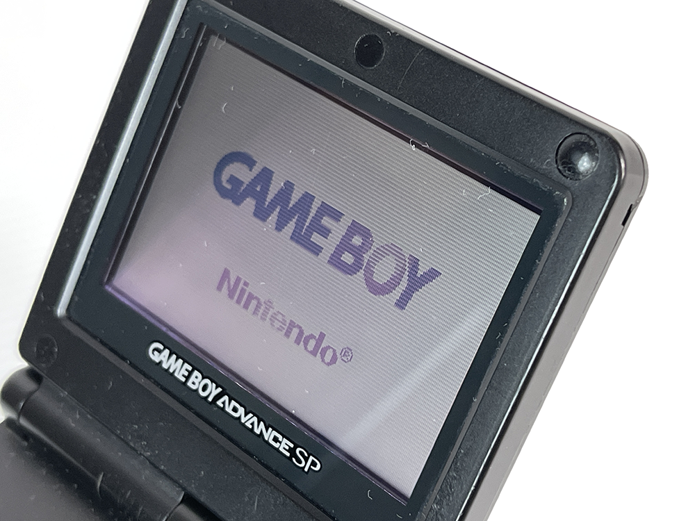 Nintendo Gameboy Advance SP AGS-001 Black XJH13781896 (Missing Battery cover)