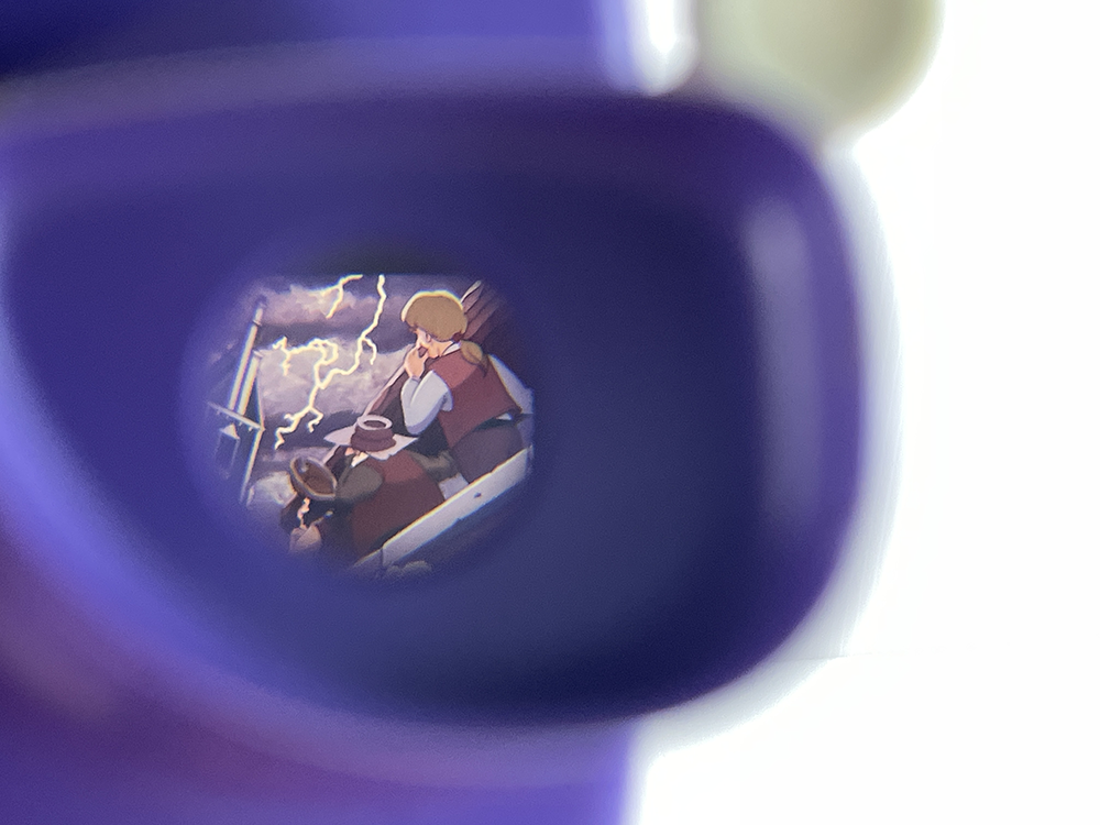 1980 TYCO VIEW MASTER 3D (Purple) w/ GASTON the Villain Reel