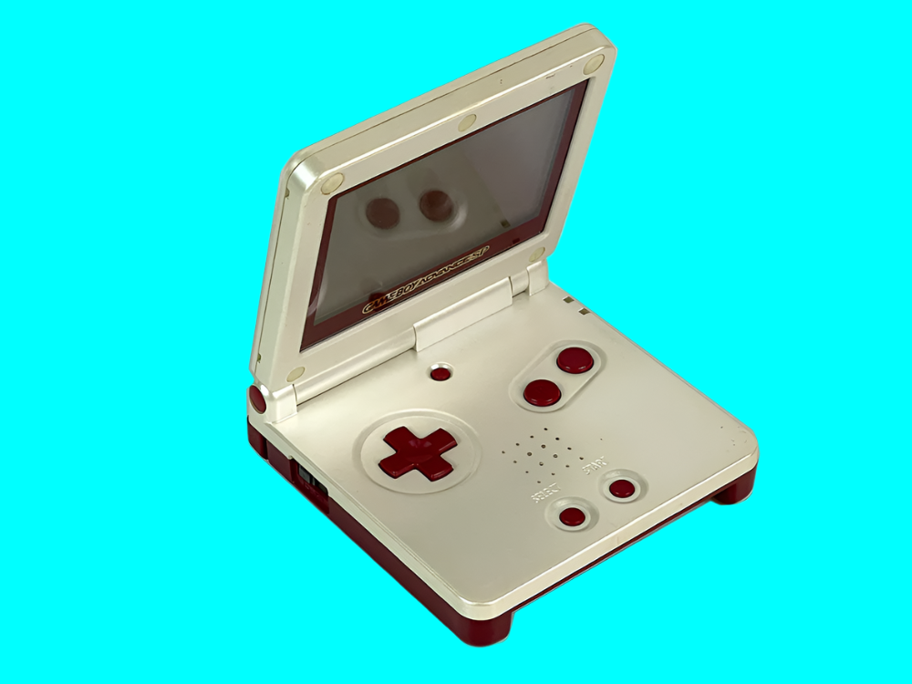 Nintendo Gameboy Advance SP Famicom Color (Worn out screen)
