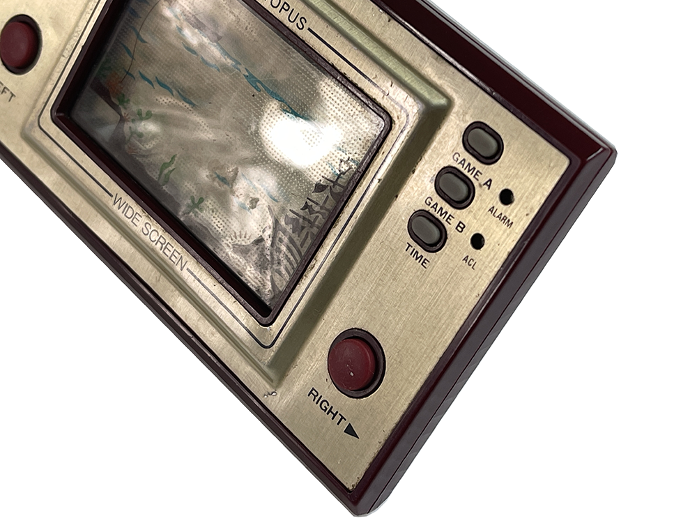 (FOR PARTS) 1981 Nintendo Game and Watch OCTOPUS OC-22