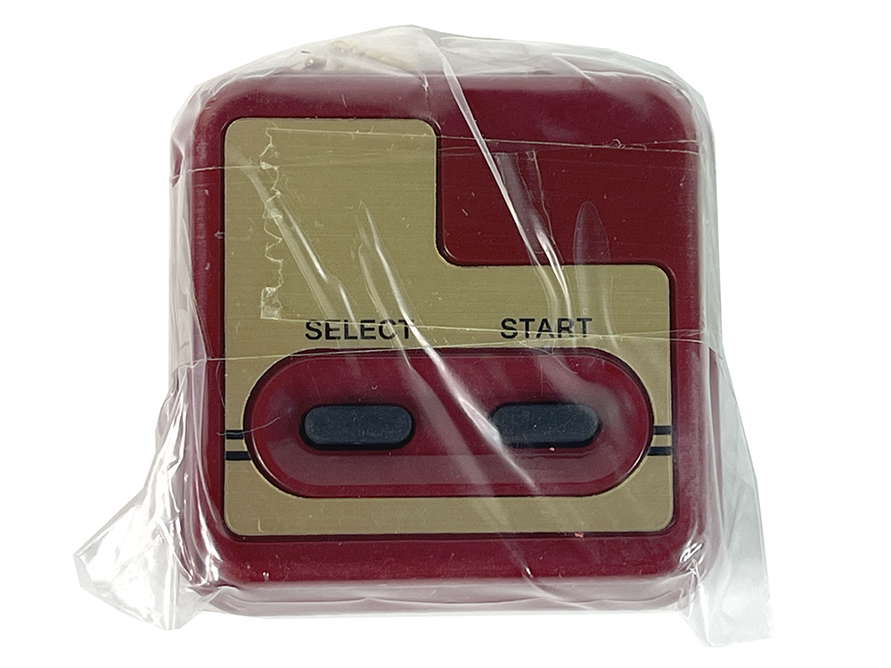 (NEW) Nintendo World Gacha Gashapon Famicom Controller "Select & Start" Button Keychain