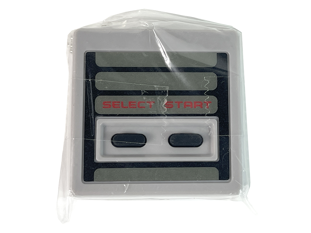 (NEW) Nintendo World Gacha Gashapon NES Controller "Select & Start" Button Keychain