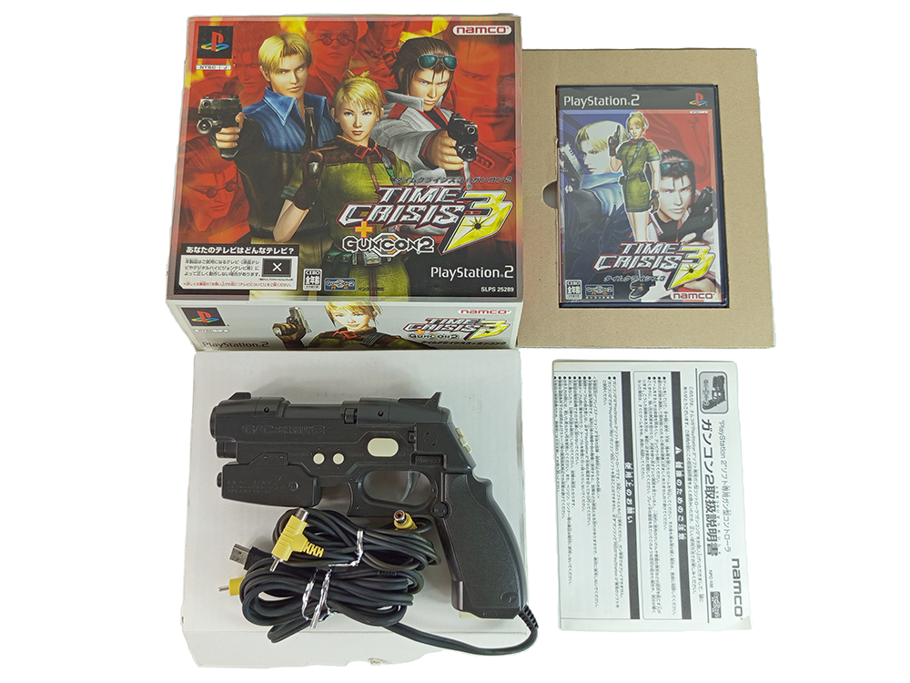 PS2 TIME CRISIS 3 W/ GUNCON 2 (JPN Ver)