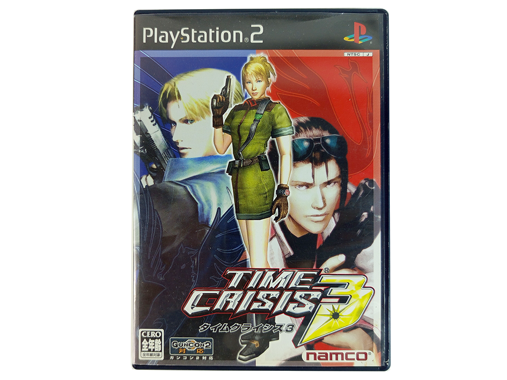 PS2 TIME CRISIS 3 W/ GUNCON 2 (JPN Ver)