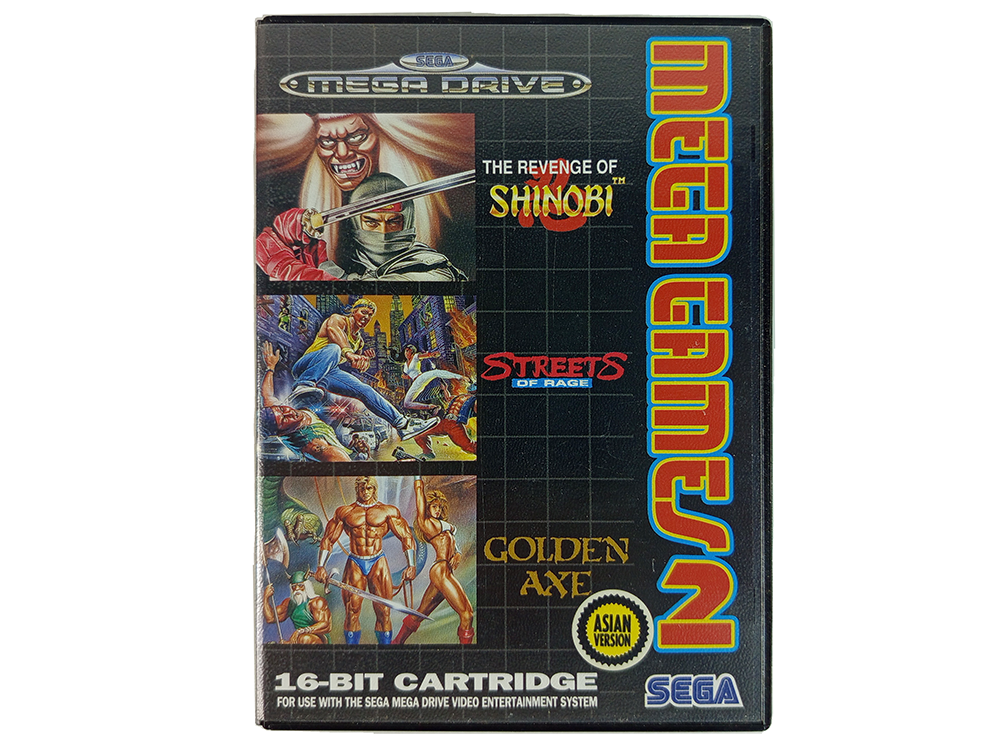MD MEGA GAMES 2 (3 in 1, ASIAN VER)