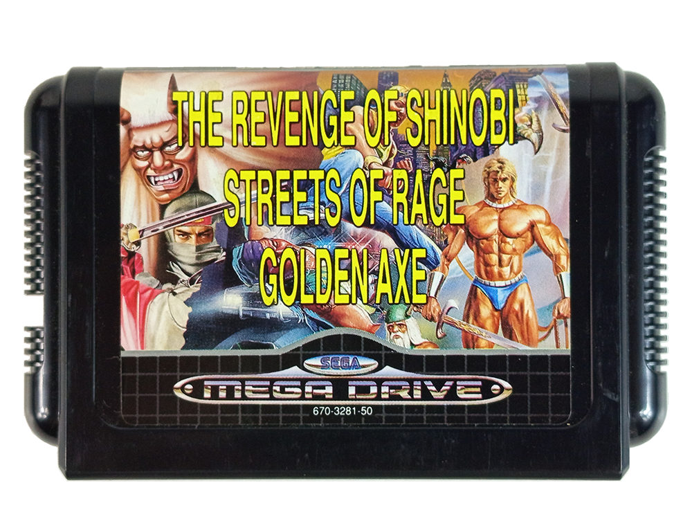 MD MEGA GAMES 2 (3 in 1, ASIAN VER)