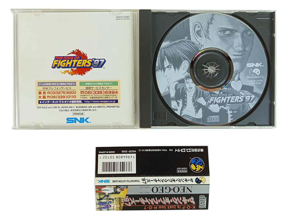NEO-CD The King of Fighters 97 W/ Spine card (JPN Ver)