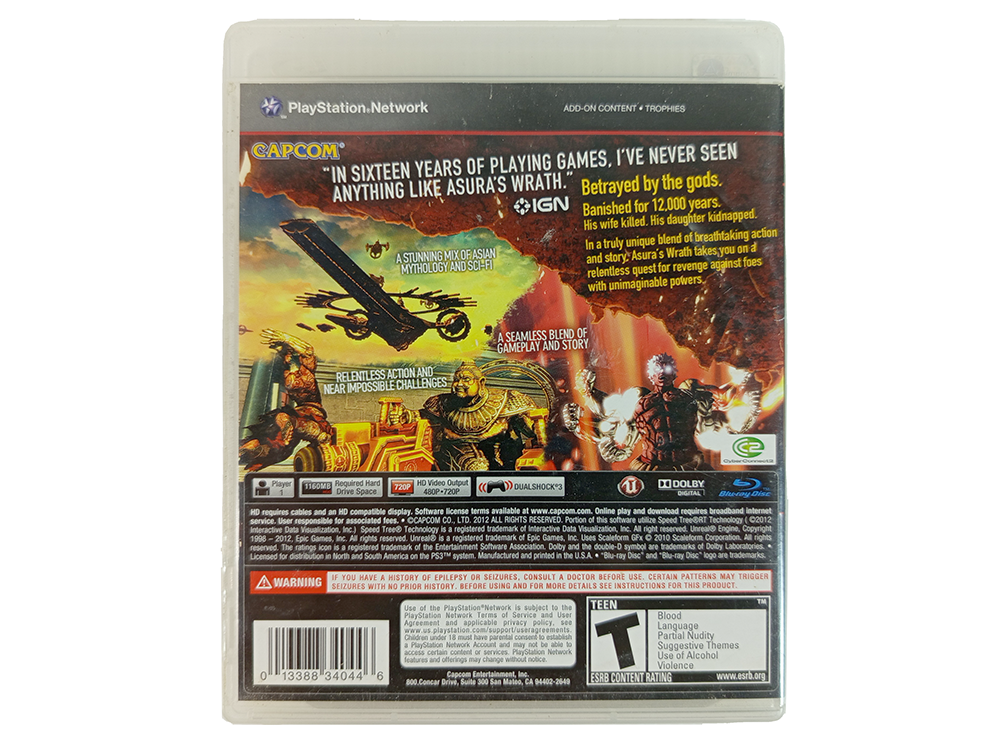 PS3 Asura's Wrath (US Ver)