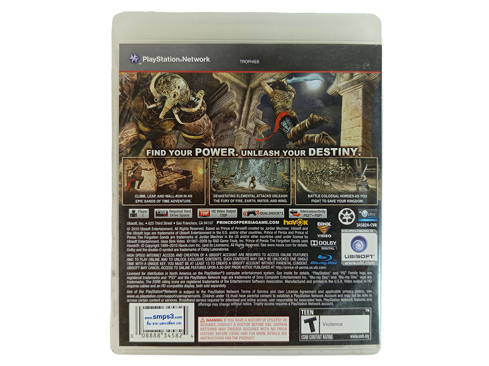 PS3 Prince of Persia The Forgotten Sands (US Ver)