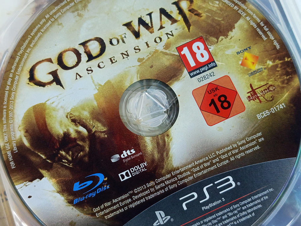 PS3 God of War: Ascension (PAL Ver)