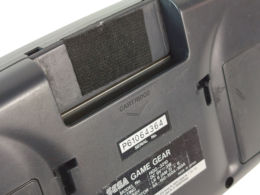 SEGA Game Gear System HGG-3210 W/ Super GG 60-1 game cart (Black, NEW LCD Mod)