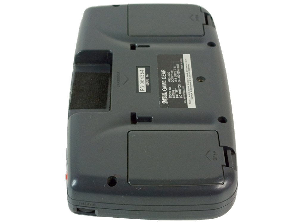 SEGA Game Gear System HGG-3210 W/ Super GG 60-1 game cart (Black, NEW LCD Mod)