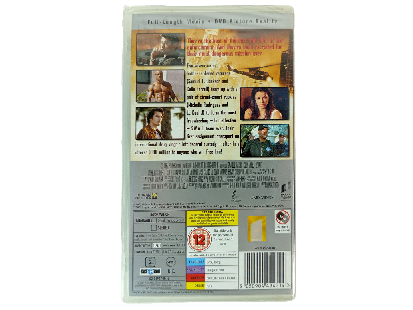 PSP UMD VIDEO S.W.A.T. (REGION 2, UK VER)
