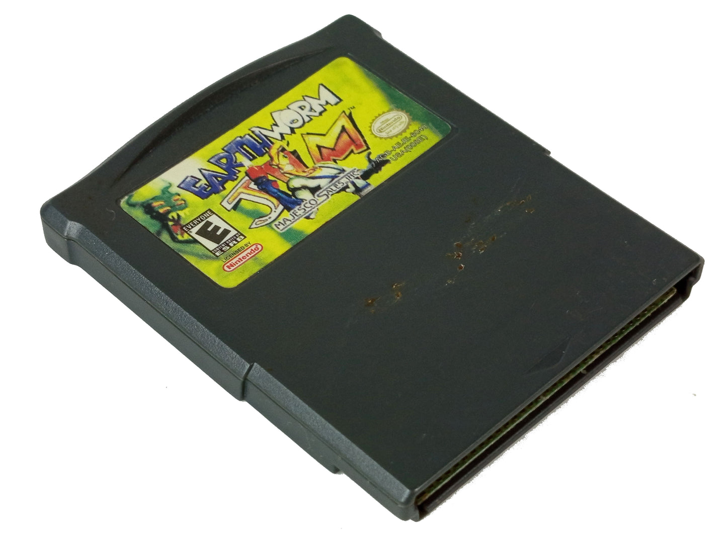 GBA EATHWORM JIM (Hong Kong Long Cart) (HK Ver, Loose Cartridge)