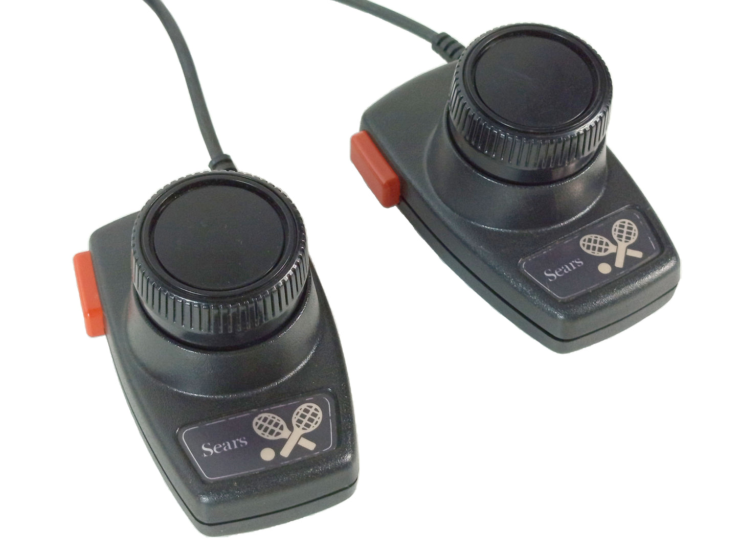 Atari 2600 SEARS PADDLE CONTROLLERS(NOT TESTED)