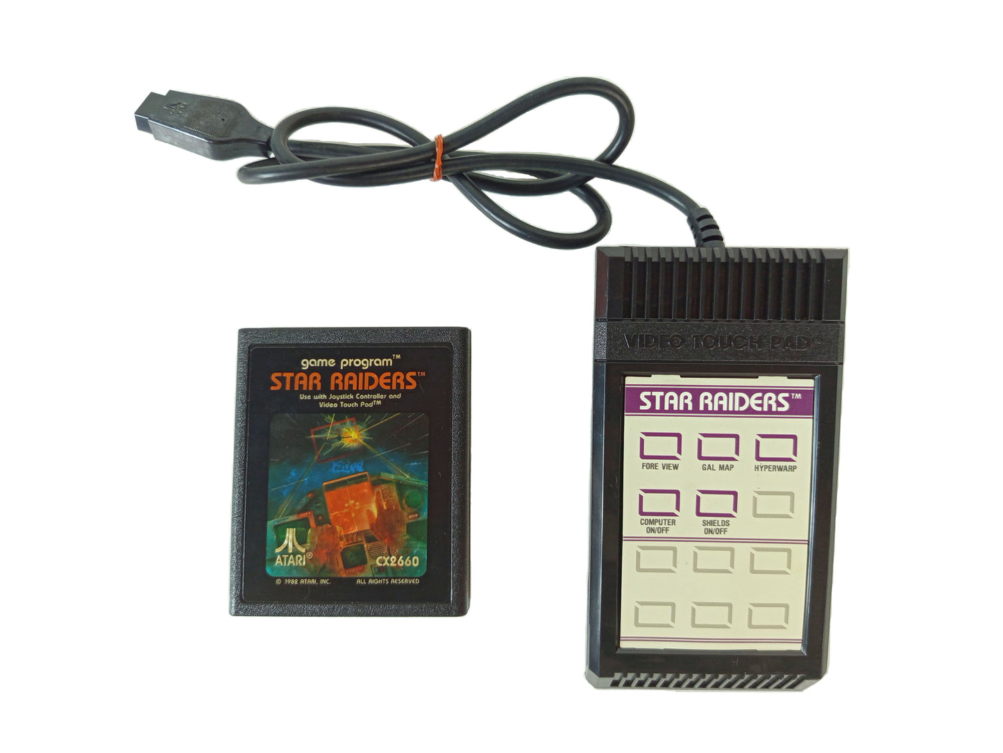 ATARI CX-2600 Star Raiders W/ VIDEO TOUCH PAD (NOT TESTED)