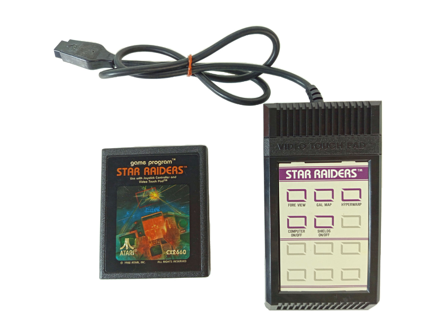 ATARI CX-2600 Star Raiders W/ VIDEO TOUCH PAD (NOT TESTED)