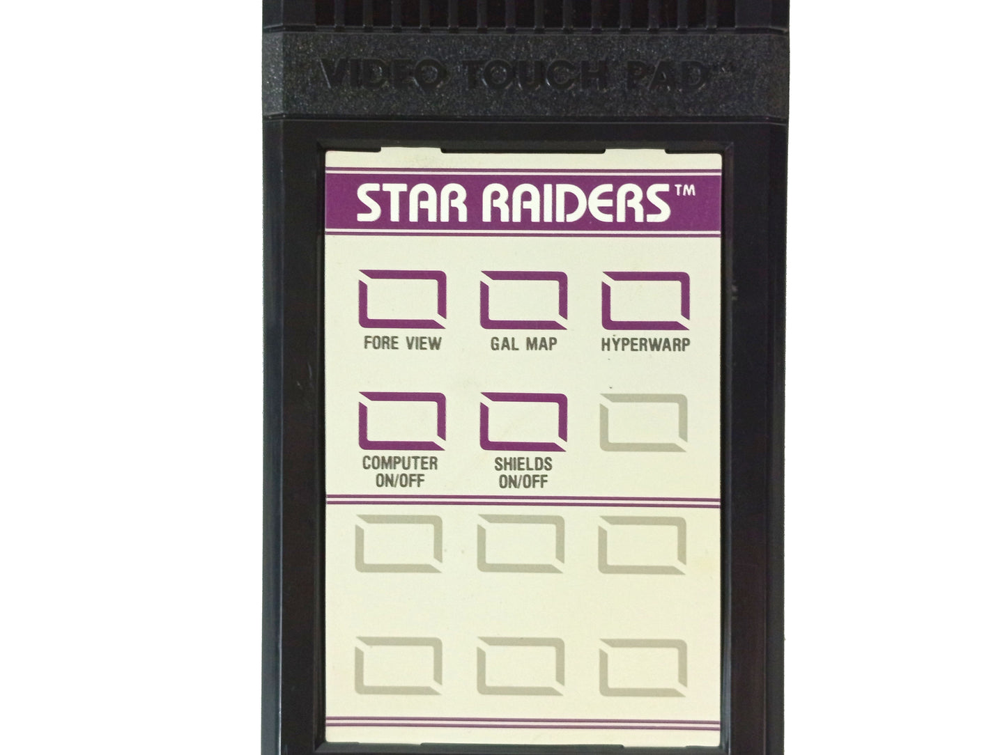 ATARI CX-2600 Star Raiders W/ VIDEO TOUCH PAD (NOT TESTED)