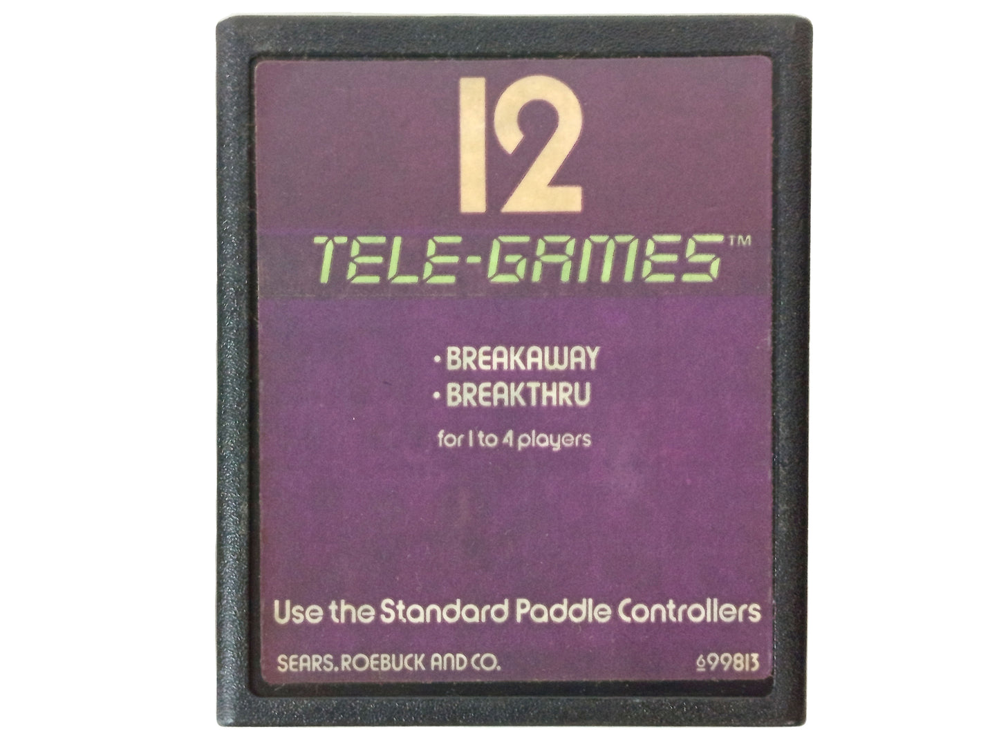 ATARI CX-2600 SEARS REOEBUCK 12 TELE-GAMES BREAKAWAY (NOT TESTED)
