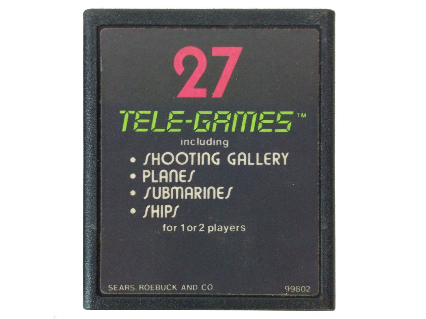 ATARI CX-2600 SEARS REOEBUCK 27 TELE-GAMES TARGET FUN (NOT TESTED)