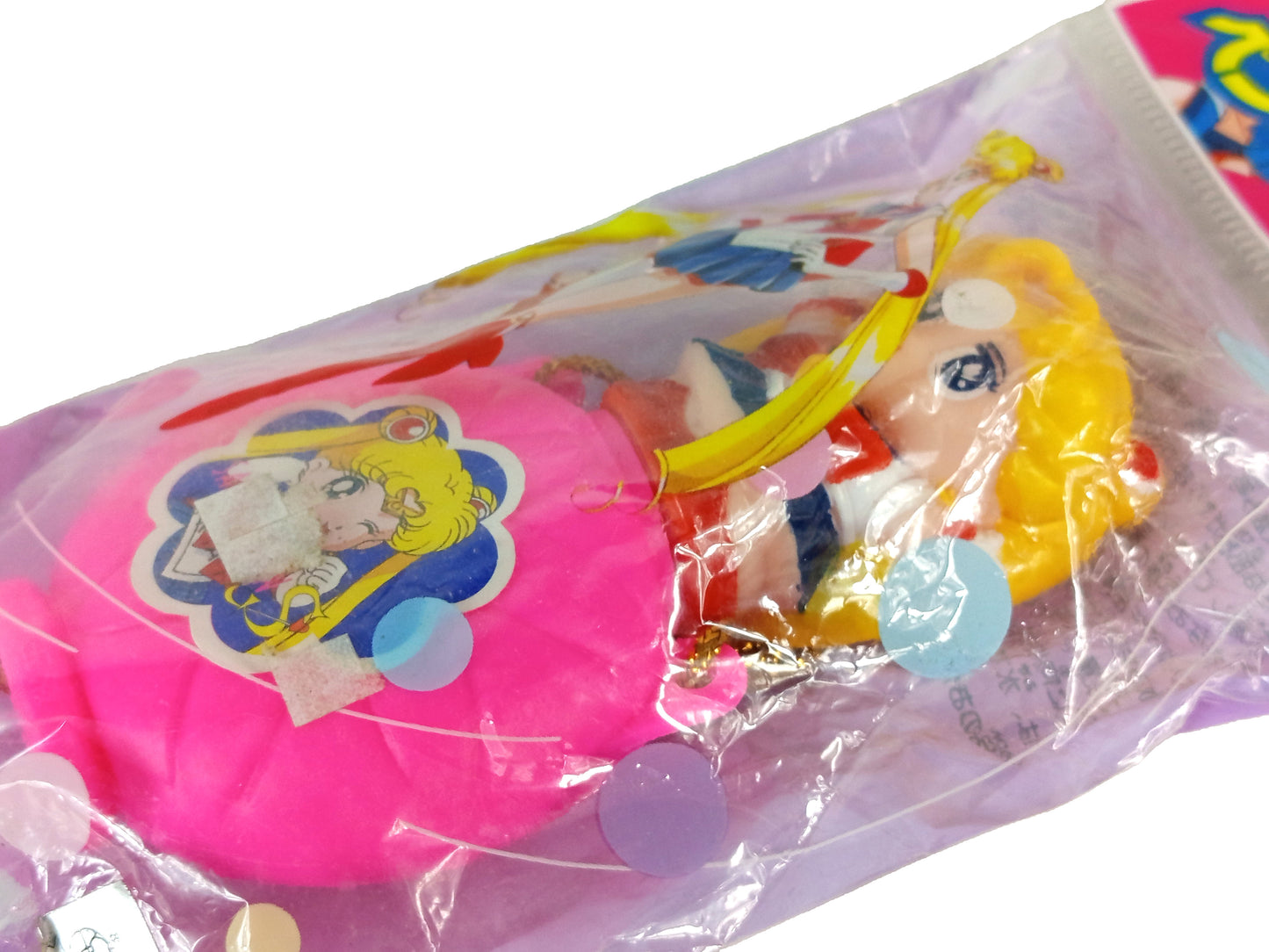 YUTAKA 1994 Bubble Water Sailor Moon finger doll plastic pellets