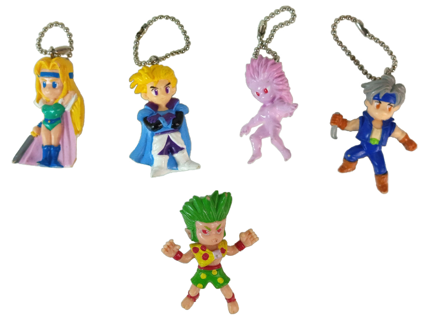 Lots of Bandai 1994 Final Fantasy 6/ III Keychain X 9