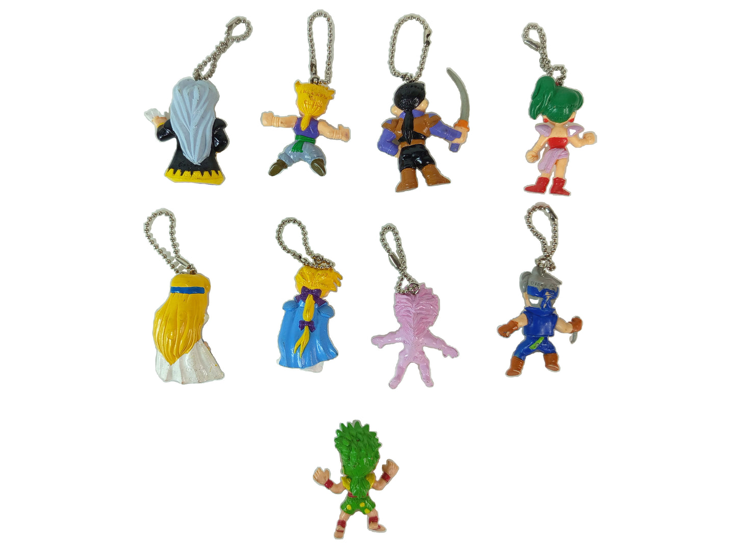 Lots of Bandai 1994 Final Fantasy 6/ III Keychain X 9